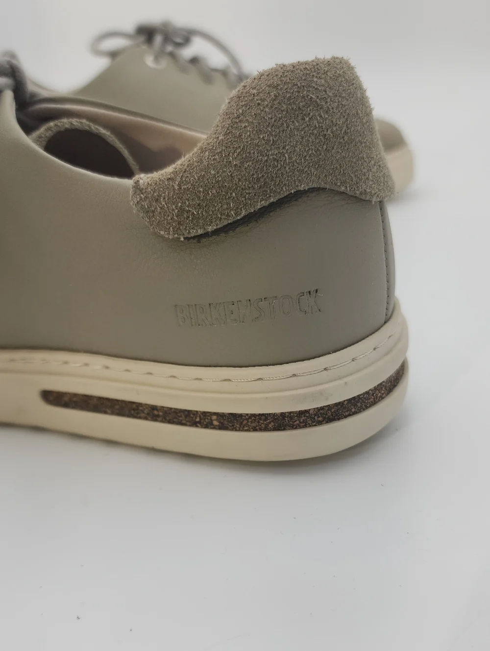 Birkenstock Bend Low Decon Gray Taupe Women’s 7 Nubuck Leather Sneakers